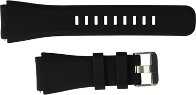 Produktbild von vhbw Ersatz Armband kompatibel mit Samsung Gear S3 Classic SM-R770, S3 SM-R760 Fitnessuhr, Smartwatch - 13cm + 8,3 cm Silikon schwarz