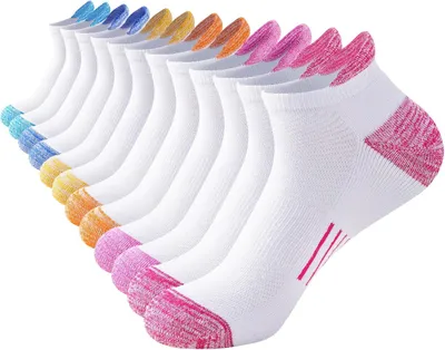 Obrázok produktu pre Dámske Sneakers ponožky Bavlna, Priedušné, Proti-puchýřové, 6 Párov, Veľkosť 35-38/39-42, pre Šport