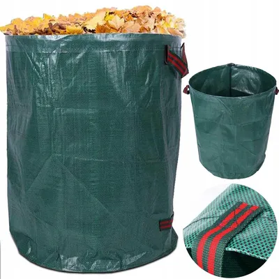 Produktbild von Heckermann Gartensack 130 L für Laub und Grasschnitt, Grün