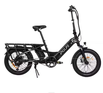 Immagine prodotto di Bicicletta elettrica - PLUS 7 - Motore da 250W - Batteria 48V 8Ah - Velocità massima 32 km/h - Ruote da 51 cm - Colore: nero
