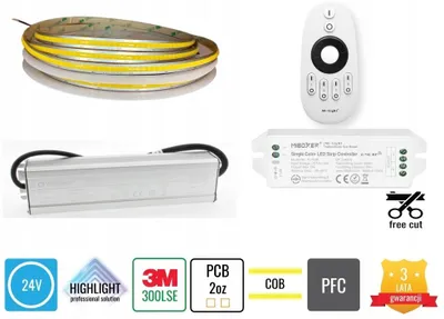 Produktbild von StudioLed LED-Streifen-Set COB FREE CUT 30m 10W 24V CRI>90
