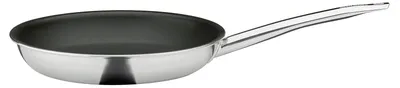 Bratpfanne 28 cm, 5-lagig, Edelstahl, Antihaft, für Induktion