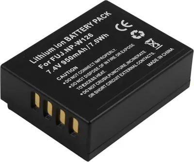 Obrázek produktu pro Avizar, dobíjecí baterie Fujifilm HS30 NP-W126 950 mAh 3,7 V Li-Ion, černá