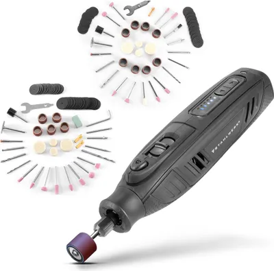 Immagine prodotto di Levigatrice multiuso a batteria STAHLWERK AMF 80 ST, set di accessori da 133 pezzi