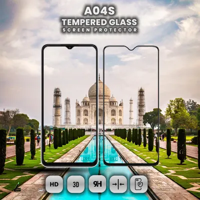 Obrázek produktu pro 1-balení Samsung Galaxy A04s Ochranné sklo na displej - Tvrzené sklo 9H - Super kvalita 3D