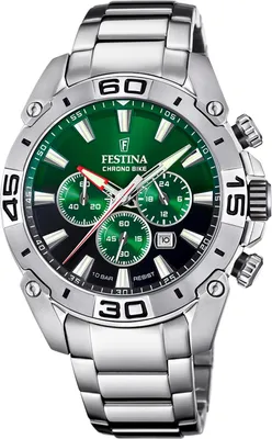 Produktbild von Festina Edelstahl Herren Uhr Armbanduhr silber Sport D2UF20543/3