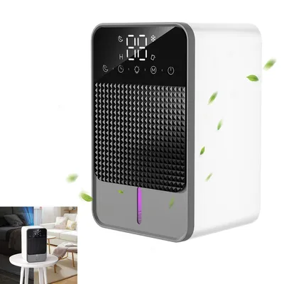 Produktbild von Tragbarer Luftentfeuchter, energiesparend, mit Schlafmodus und Timer, 1500 ml für Schlafzimmer und Badezimmer