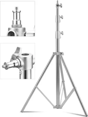 Produktbild von Lichtstativ, höhenverstellbar, langlebige Edelstahlkonstruktion, 280CM