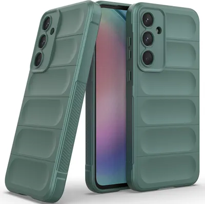Immagine prodotto di Custodia per Samsung Galaxy A55 Custodia protettiva in silicone TPU morbido antiurto verde