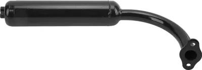 Obrázek produktu pro Motorové kola Výfuková trubka černá pro dvoutaktní motory 49 ccm, 60 ccm, 66 ccm, 80 ccm Motorizované kolo