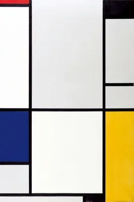Produktbild von Piet Mondrian Kunstdruck Bild - Tableau I, 1921 (120 x 80 cm)