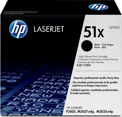Produktbild von HP Q7551X XL black (Verpackung beschädigt)