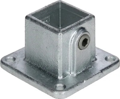 Produktbild von Rohrverbinder Fußplatte, eckig, für Quadratrohr 40 mm AVERDE