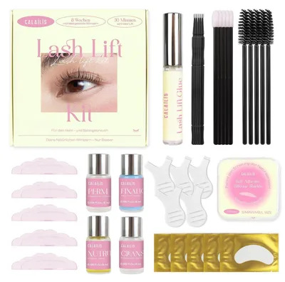 Produktbild von Wimpernlifting Set mit 5 Silikonpad-Größen für Salon & DIY