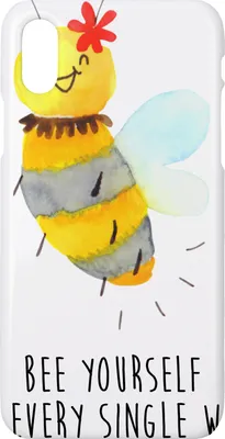 Produktbild von Mr. & Mrs. Panda Iphone 10 Handyhülle Biene Blume - Weiß - Geschenk, Handy, Hummel, Cover, Hülle, X