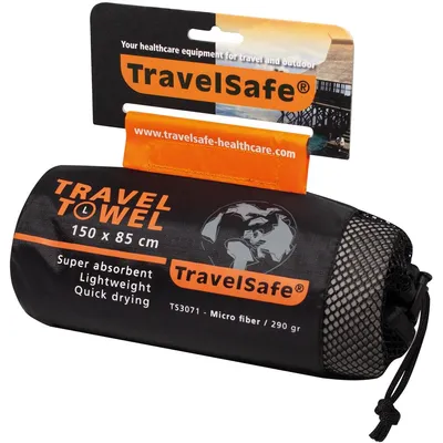 Produktbild von Travelsafe Reisehandtuch Mikrofaser L Grau
