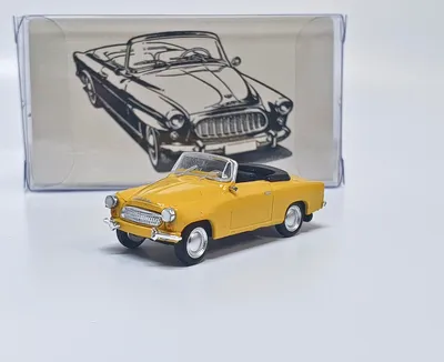 Image de Skoda Felicia Roadster (1959) - Yellow Brekina 1:87