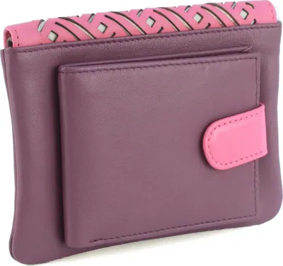 Produktbild von Eastern Counties Leather - "Luna"  Leder Brieftasche für Damen EL482 (Einheitsgröße) (Traube/Rosenrot)