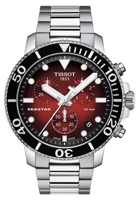 Produktbild von Herrenuhr Tissot Seastar 1000 Quarz Chronograph 120.417.11.421.00, Silberrot