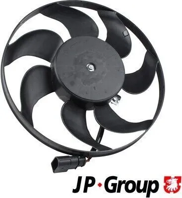 Produktbild von JP GROUP 1199101980 Lüfter Motorkühlung Kühlerlüfter für VW GOLF VI (5K1) Wasserkühler Ø295mm