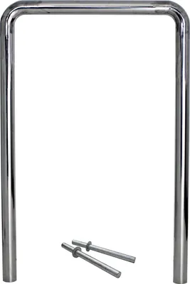 Produktbild von Fahrradanlehnbügel 118 x 78 cm Edelstahl Ø 60 mm Typ U Einbetonieren Fahrradständer Parker Typ U