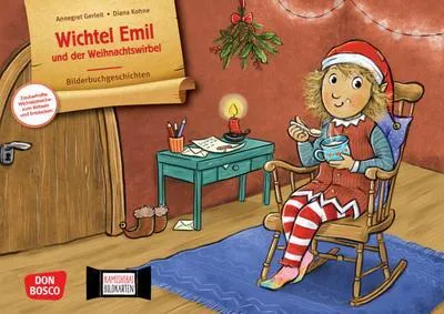 Image de Wichtel Emil und der Weihnachtswirbel. Kamishibai Bildkartenset