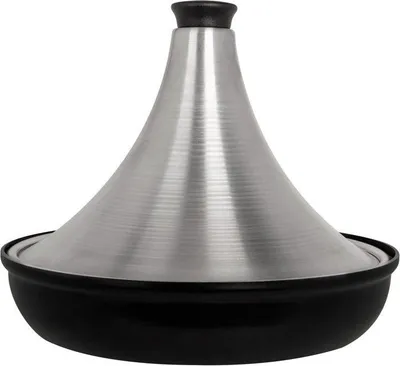 Image de Tajine en aluminium, COSY & TRENDY, Ø 28 cm, Tous feux dont induction, Gris / Noir