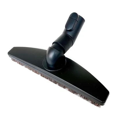 A vacuum cleaner attachment with bristles.