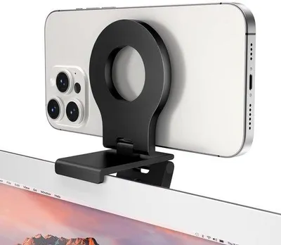 Obrázek produktu pro Držák webové kamery pro iPhone, vyztužený, nastavitelný, magnetický
