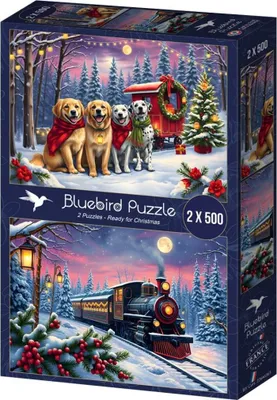 Immagine prodotto di BLUEBIRD Puzzle Il Natale sta arrivando 2x500 pezzi