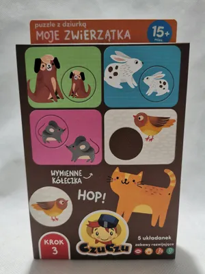 Produktbild von CzuCzu Meine Tierkinder Puzzle 10 Teile Lernpuzzle für Kleinkinder