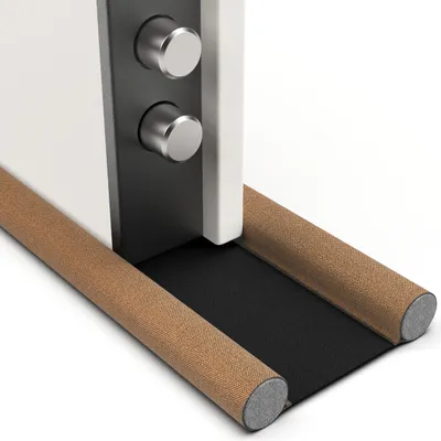 Tochtstopper für Türen, 4,5–10 cm, hellgrau, 100 cm