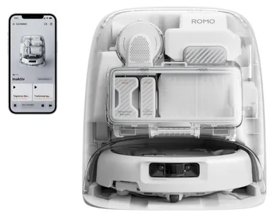 Immagine prodotto di DJI ROMO P2 (versione con serbatoio dell'acqua), trasparente