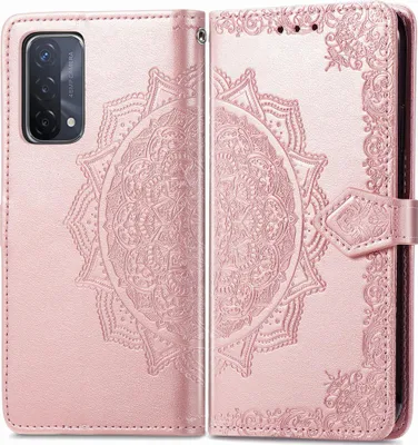 Image de imoshion Bibliothèque Mandala pour le Oppo A74 (5G) / A54 (5G) - Or rose