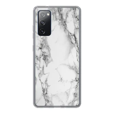 Produktbild von MuchoWow® Handyhülle Schutzhülle Hülle für Samsung Galaxy S20 FE Marmor - Stein - Weiß - Grau - Schwarz - Marmoroptik Silikon Softcase Handy Hülle - Abdeckung
