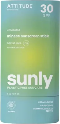 Produktbild von Attitude Sonnenschutzstift – LSF 30 – parfümfrei – 60 g
