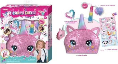 Produktbild von Schmink- und Stickerset mit Kosmetiktasche