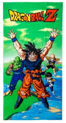 Obrázok produktu pre Plážový uterák z bavlny s motívom Dragon Ball Z