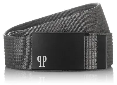Produktbild von Herrengürtel 115 cm für Jeans grau Paolo Peruzzi Gurtband mit Clipschnalle PW-21-115