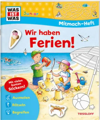 Produktbild von WAS IST WAS Junior Mitmach-Heft Wir haben Ferien!