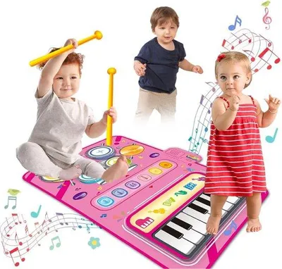 Productafbeelding van VELTRR® Dansmat voor Meisjes - Muziekmat - Kinderspeelgoed 2 Jaar -