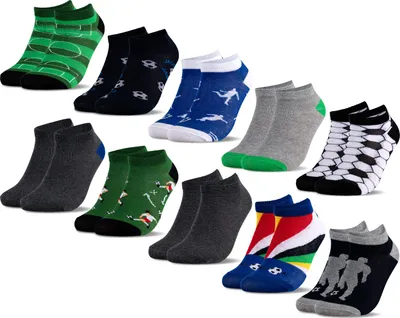 Produktbild von Occulto Kinder Sneaker Socken Motive 10er Pack (Modell: Motivo)