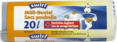 Produktbild von Swirl Abfallbeutel mit Fixband 20l
