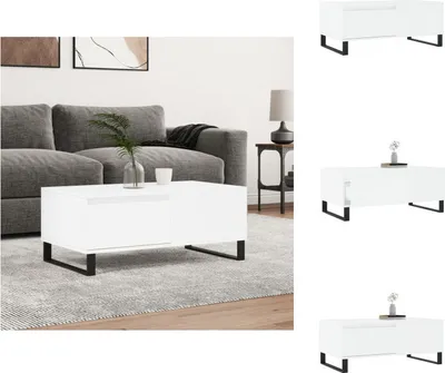 Obrázok produktu pre vidaXL Konferenčný stolík biely 90x50x36,5 cm materiál na báze dreva - Konferenčné stolíky