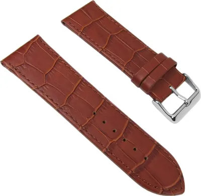 Produktbild von Big Fashion Ersatzband Uhrenarmband Leder braun 26mm 17751S