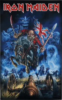 Produktbild von Iron Maiden Flagge Maiden England multicolor Standard