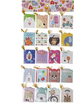 Image de Pendentifs décoratifs « Animaux » : 20 modèles, 8 pièces par modèle