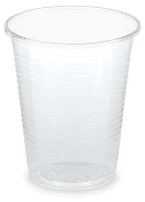 Produktbild von 100x Trinkbecher klar 180 ml 0,18 l aus PLA ø 70mm