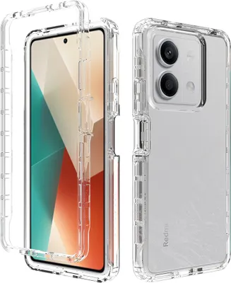 Obrázek produktu pro Redmi Note 13 5G Case, Hybridní průhledné zadní TPU nárazuvzdorné ochranné pouzdro pro Xiaomi Redmi Note 13 5G