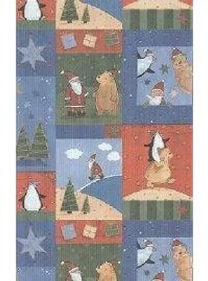 Produktbild von Geschenkpapier Weihnacht Nikolaus Montreux Rolle 250m x 50 cm